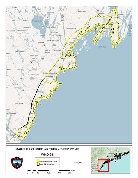 Maine Expanded Archery Zones Maps