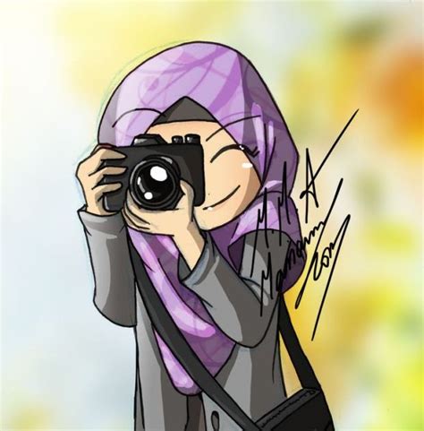 11 Gambar Kartun Hijab Terbaru 2020
