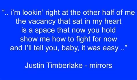 Justin Timberlake Mirrors A Reflection Of Himlook At Your