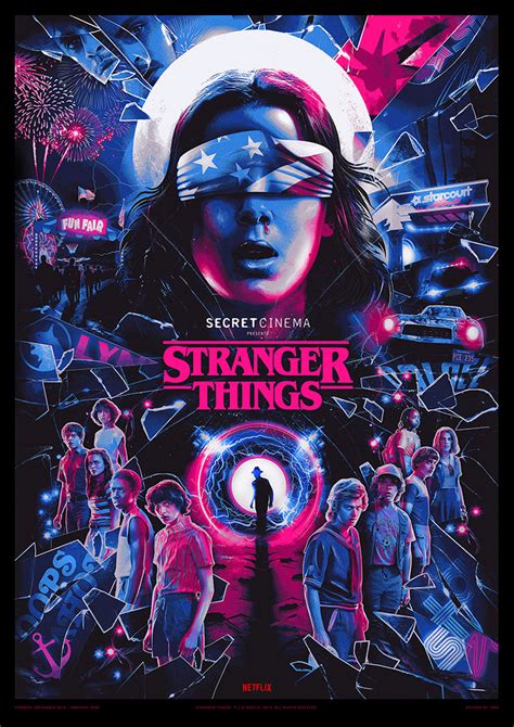 Stranger Things By Fraser Gillespie Home Of The Alternative Movie Poster Stranger