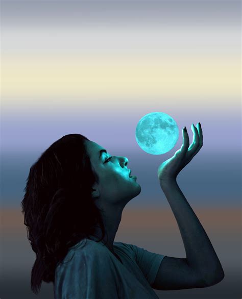 Mujer Luna Luz Imagen Gratis En Pixabay Pixabay