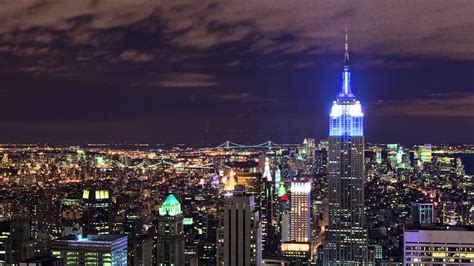 The Empire State Building And New York City Night Time Lapse Youtube