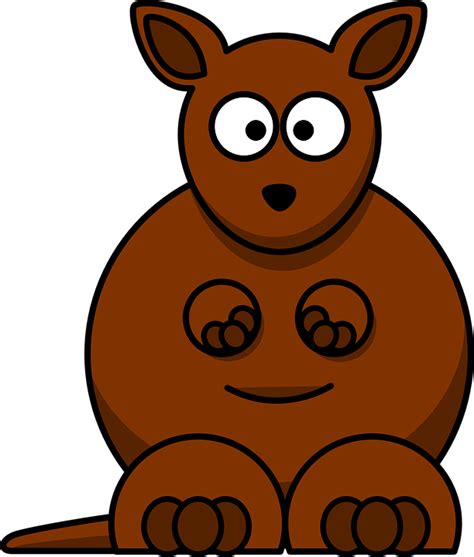 Download Kangaroo Brown Australia Royalty Free Vector Graphic Pixabay