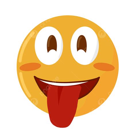 Stuck Out Tongue Emoji Emoticons Face Emoticon Png Transparent