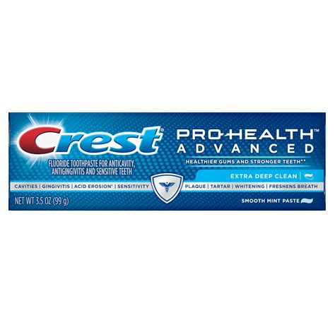 Crest Pro Health Advanced Extra Deep Clean Toothpaste 3 5 Oz Walmart Com