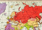 Digital Old Sowjet Russian World Map Printable Download. Vintage World ...