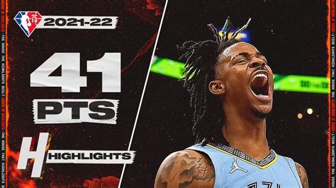 Ja Morant Drops Lakers With 41 Pts 6 Threes Full Highlights Youtube