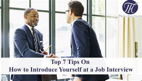 Top 7 Tips On How to Introduce Yourself at a Job Interview - Morpheus ...