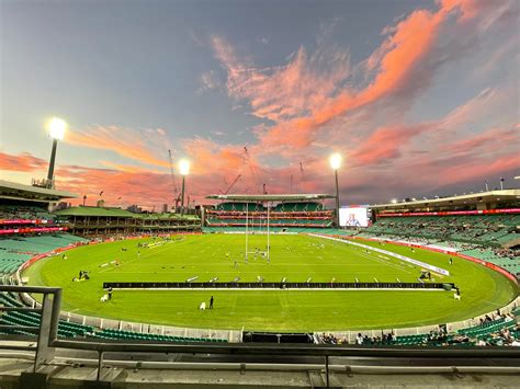 Sydney Cricket Ground Looking Beautiful Last Night Rsydney