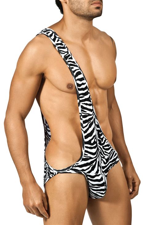 Mens Sexy Caveman Zebra Costume