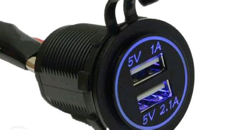 dc 12 32v waterproof universal car fast charger vehicle dual us youtube