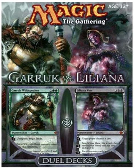 Magic The Gathering Garruk Vs Liliana Duel Deck Uk Toys