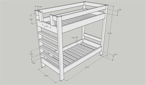 Free DIY Bunk Bed Plans | kreg jig bunk bed plans kreg jig bunk bed plans | Bunk bed plans, Diy 