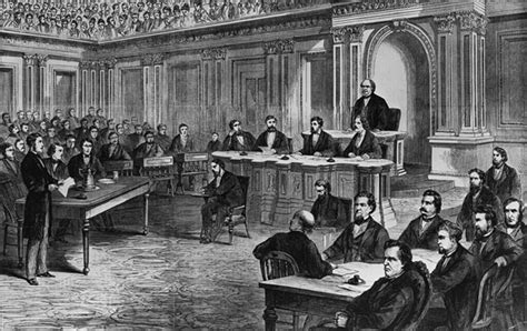 Impeachment is the legal process of bringing charges against a government official to determine though impeachment is rare, many historians and political analysts argue that most cases are. May 26, 1868: President Andrew Johnson, Impeached by the House, Is Acquitted by the Senate | The ...