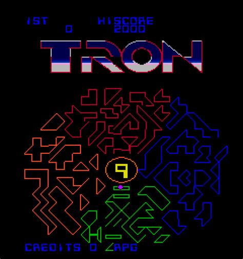 Tron 1982 By Bally Midway Arcade Game