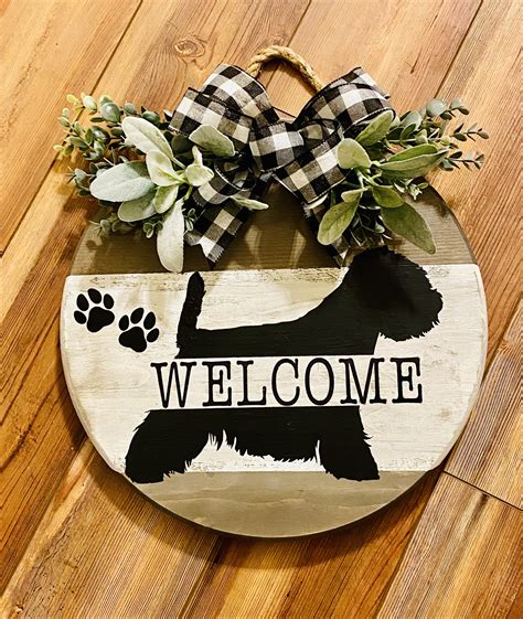 Custom Dog Welcome Sign Etsy