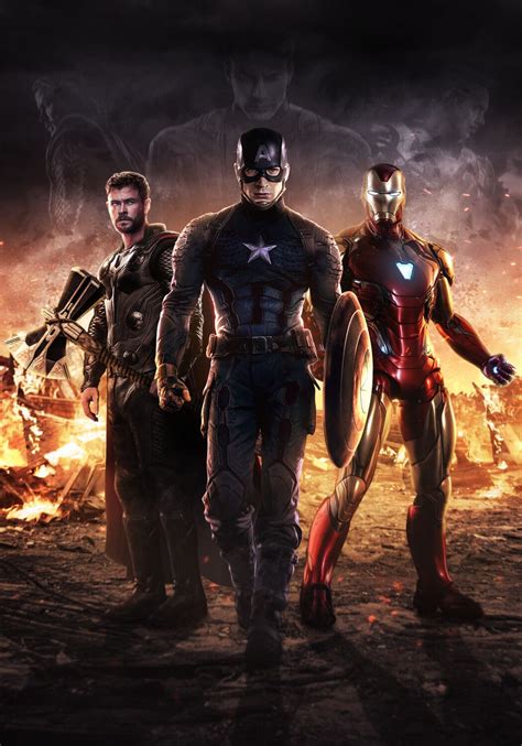 Avengers Endgame Trinity Marvel Superheroes Avengers Marvel