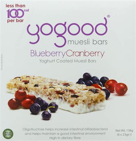 Yogood Blueberry Cranberry Muesli Bars 138g Amazonsg Grocery