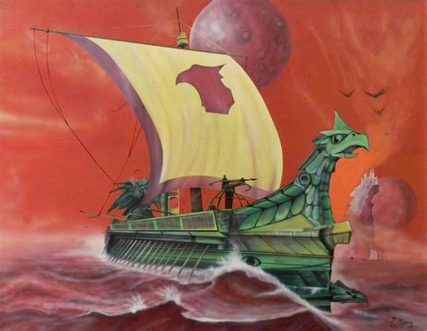 Dragon Ship Art Uk