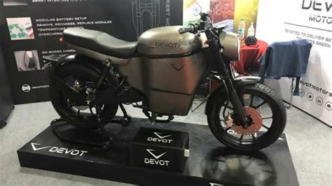 Jodhpur Based Devot Motors Showcases An All Electric Motorcycle With