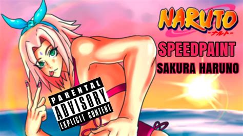 Fan Art Sakura Haruno Swimsuit Edition Naruto Shippuden Youtube