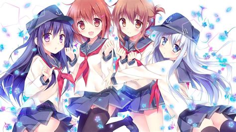 Anime Girl Group Wallpapers Wallpaper Cave
