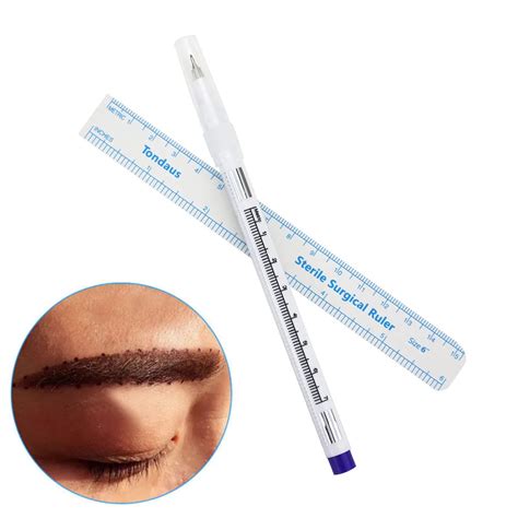 2pcsset Surgical Skin Marker Eyebrow Marker Pen Tattoo Skin Marker Pen