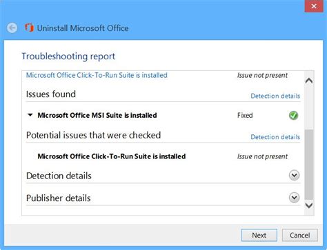 Remove Or Uninstall Microsoft Office Or Office Using This Tool From