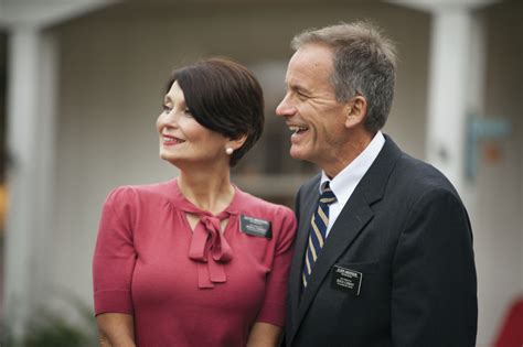 Smiling Senior Missionary Couple