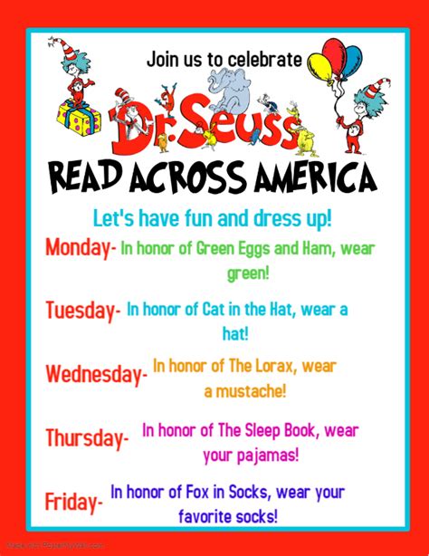 Read Across America Spirit Week