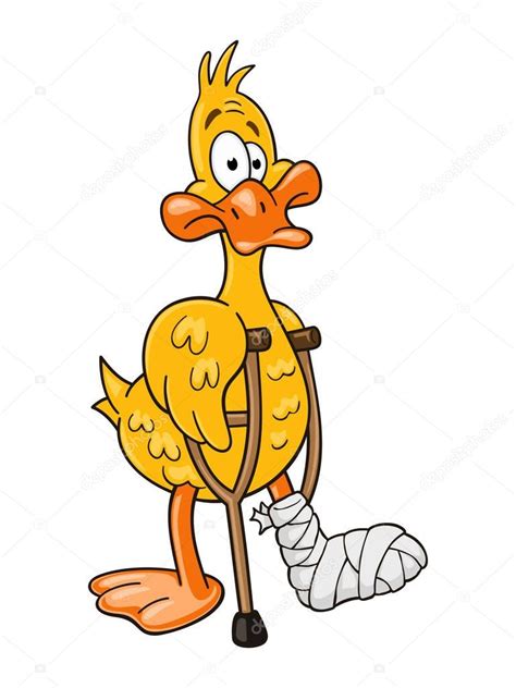 Maybe you would like to learn more about one of these? Images: crutches funny | Lame duck with pair of crutches ...