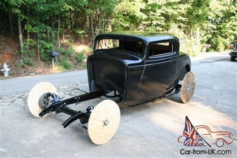 1932 Ford Rolling Chassis And 3 Window Coupe Package