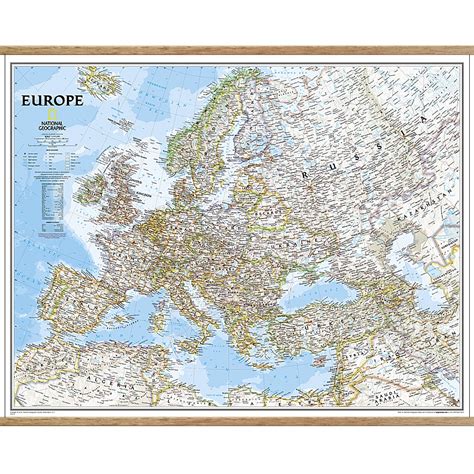 Europe Classic Wall Map Geographica