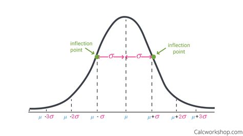 Normal Distribution Curve Parts