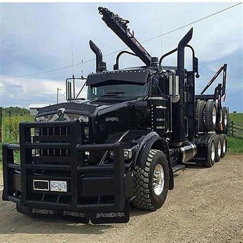 Kenworth Custom T 800 Tri Drive Log Hauler Trucks Big Trucks Heavy