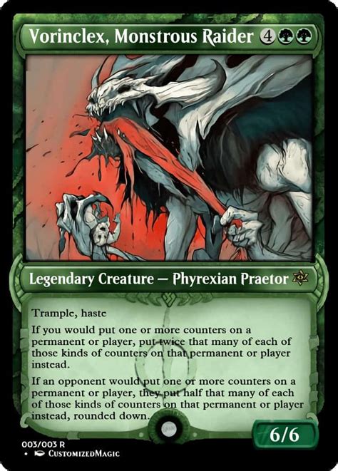 Vorinclex Monstrous Raider Customizedmtg Magic The Gathering Proxy