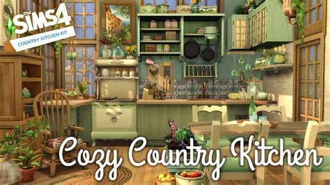 Cozy And Cluttered Country Kitchen The Sims 4 Stop Motion Speed Build