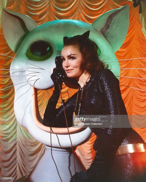 American Actress Julie Newmar As Catwoman In The Batman Tv Series