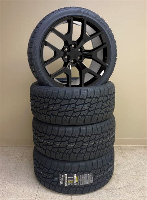 24 Gloss Black Honeycomb Wheels With 305 35r24 Nitto Terra Grappler Tires