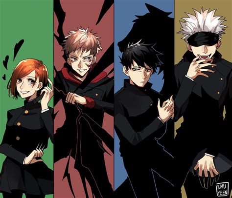 28 Anime Wallpaper Jujutsu Kaisen Characters Background