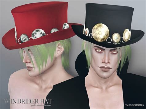 Sims 4 Ccs The Best Windrider Hat By Pralinesims