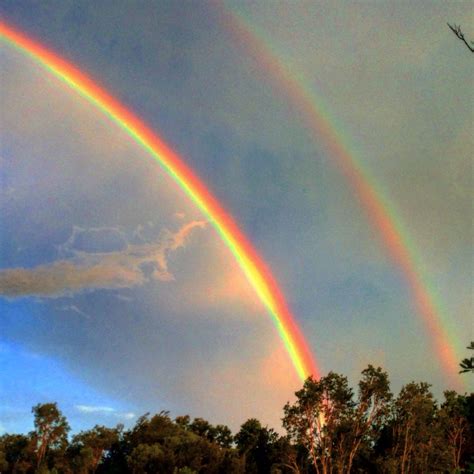 Filtered Double Rainbow To Show How The Colors Are Reversed On The