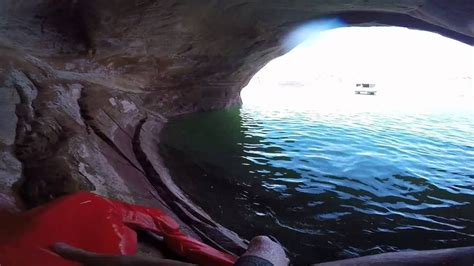 Exploring A Water Cave And Cliff Jumping Lake Powell Houseboat Youtube