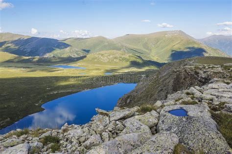 Kyrgyz Lake Altai Mountain Landscape Russia Stock Image Image Of