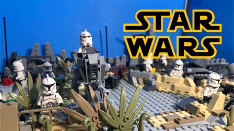 Lego Star Wars The Clone Wars Stop Motion Youtube