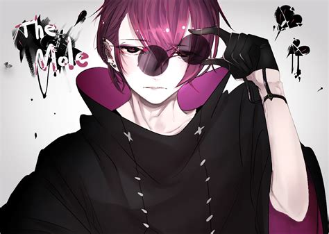 Image of this purple haired idol. all male anthropomorphism black eyes glasses gloves happy tree friends male purple hair short ...