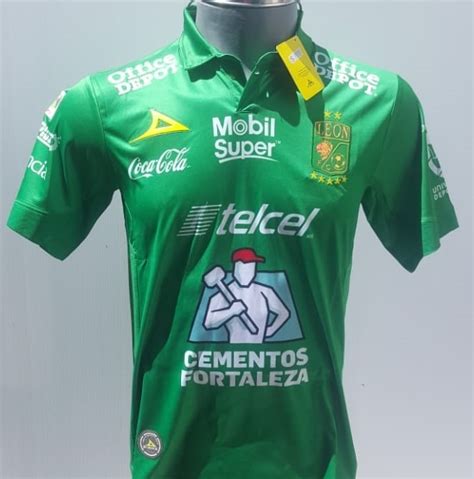 Team crest and brand logo on chest. Jersey Playera Leon Fc 2019 Local Visita 3er Envio Gratis ...