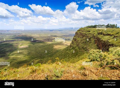 Beautiful Landscape Of Menengai Crater Nakuru Kenya East Africa