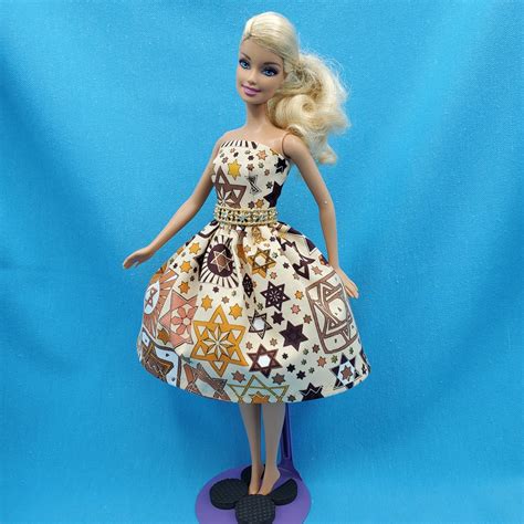 Jewish Barbie Dress Handmade Barbie Doll Clothes Etsy