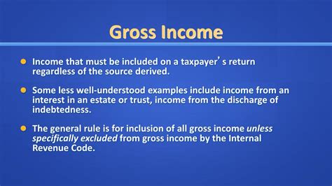 Ppt Chapter 3 Four Basic Concepts Gross Income Constructive Receipt